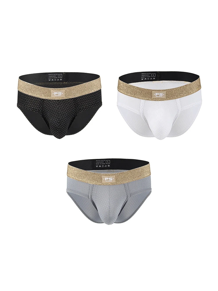 3 Pack Men's Quick-Dry Highly Elastic Briefs(3 Pack Mens Highly Elastic Briefs) 14 3 Pack Men's Quick-Dry Highly Elastic Briefs(3 Pack Mens Highly Elastic Briefs) - Image 14