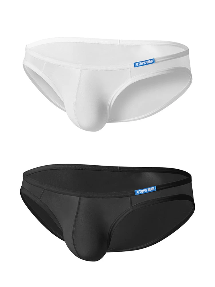 2 Pack Men's Thin Ice Silk Face Mask Fabric U-Convex Sexy Semi-Transparent Bikini(2 Pack Mens Thin Ice Silk Face Mask Fabric U Convex Sexy Semi Transparent Bikini) 17 2 Pack Men's Thin Ice Silk Face Mask Fabric U-Convex Sexy Semi-Transparent Bikini(2 Pack Mens Thin Ice Silk Face Mask Fabric U Convex Sexy Semi Transparent Bikini) - Image 17