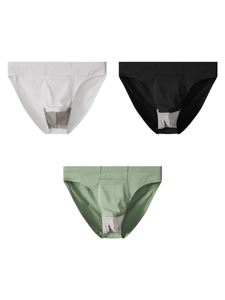 3 Pack Men's Sexy Mesh Breathable Gun Egg Separation Cotton Briefs(3 Pack Mens Sexy Mesh Breathable Gun Egg Separation Cotton Briefs) 17 3 Pack Men's Sexy Mesh Breathable Gun Egg Separation Cotton Briefs(3 Pack Mens Sexy Mesh Breathable Gun Egg Separation Cotton Briefs) - Image 17