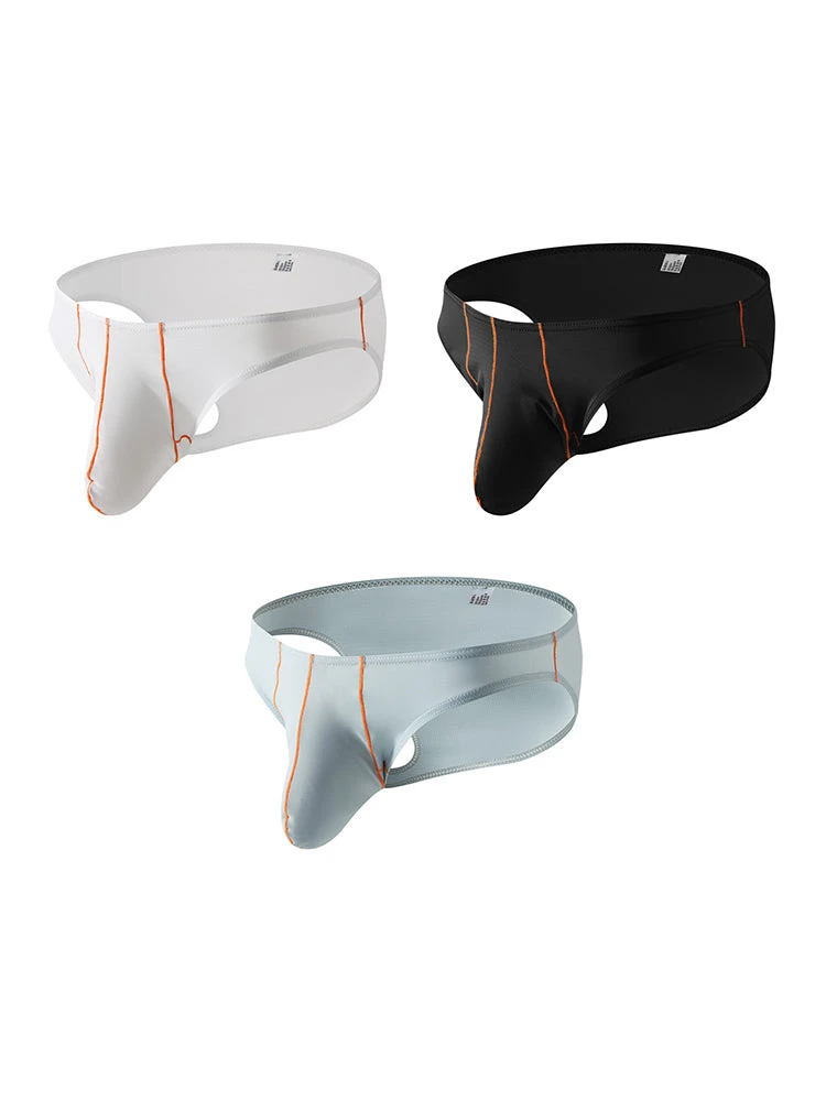 3 Pack Men's U-Pouch Ice Silk Briefs(3 Pack Mens U Pouch Ice Silk Briefs) 17 3 Pack Men's U-Pouch Ice Silk Briefs(3 Pack Mens U Pouch Ice Silk Briefs) - Image 17