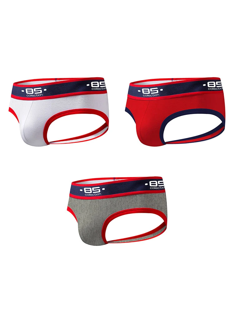 3 Pack Men's Low-Rise Open-Back Sexy Jockstraps(3 Pack Mens Low Rise Open Back Sexy Jockstraps) 12 3 Pack Men's Low-Rise Open-Back Sexy Jockstraps(3 Pack Mens Low Rise Open Back Sexy Jockstraps) - Image 12