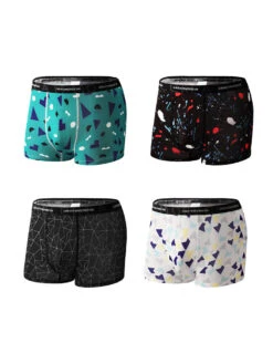 4 Pack Men's Mid-Rise Lightweight Printed Seamless Comfort Trunks(4 Pack Mens Mid Rise Lightweight Printed Seamless Comfort Trunks) 29 4 Pack Men's Mid-Rise Lightweight Printed Seamless Comfort Trunks(4 Pack Mens Mid Rise Lightweight Printed Seamless Comfort Trunks) -Mr Saker color 1 d66c0ffc b104 42a7 bdb2 b80ed8fb4903