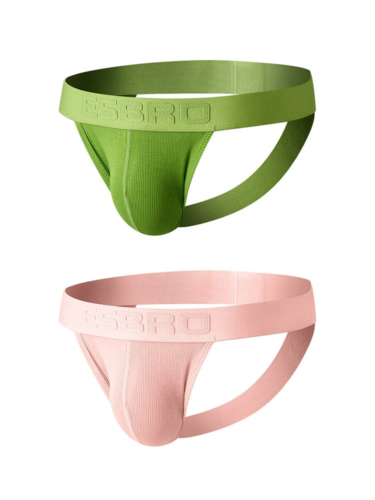 2 Pack Men's Ribbed U-Pouch Sexy Jockstrap(2 Pack Mens Ribbed U Pouch Sexy Jockstrap) 16 2 Pack Men's Ribbed U-Pouch Sexy Jockstrap(2 Pack Mens Ribbed U Pouch Sexy Jockstrap) - Image 16