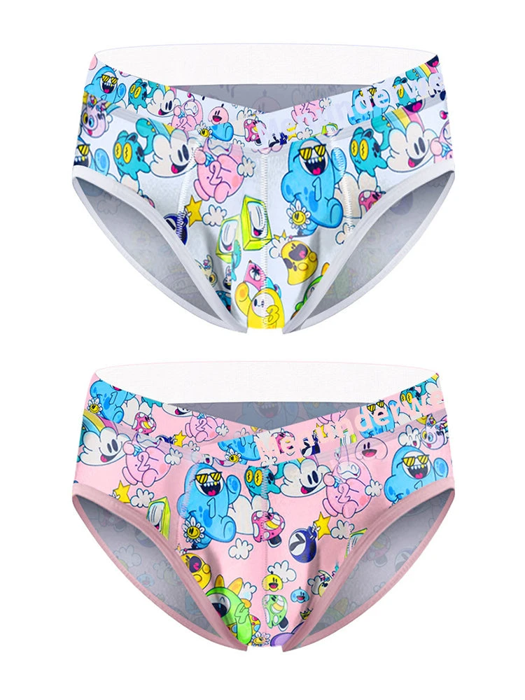 2 Pack Men's Playful Cartoon No-Tag Comfortable And Breathable Briefs(2 Pack Mens Playful Cartoon No Tag Comfortable And Breathable Briefs) 15 2 Pack Men's Playful Cartoon No-Tag Comfortable And Breathable Briefs(2 Pack Mens Playful Cartoon No Tag Comfortable And Breathable Briefs) - Image 15