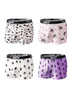 4-Pack Men's Trendy Print Ice Silk Mid-Rise Trunks(4 Pack Mens Trendy Print Ice Silk Mid Rise Trunks) 33 4-Pack Men's Trendy Print Ice Silk Mid-Rise Trunks(4 Pack Mens Trendy Print Ice Silk Mid Rise Trunks) -Mr Saker color 2 81169550 32bc 4b7c be6f 325406f9e8db