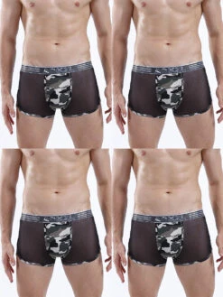 4-pack Men's Cotton Seamless Mesh Breathable Boxer Briefs(4 Pack Mens Cotton Seamless Mesh Breathable Boxer Briefs) 30 4-pack Men's Cotton Seamless Mesh Breathable Boxer Briefs(4 Pack Mens Cotton Seamless Mesh Breathable Boxer Briefs) -Mr Saker color 2 e7557f5f 1eba 4785 ad10 55fd247d78af