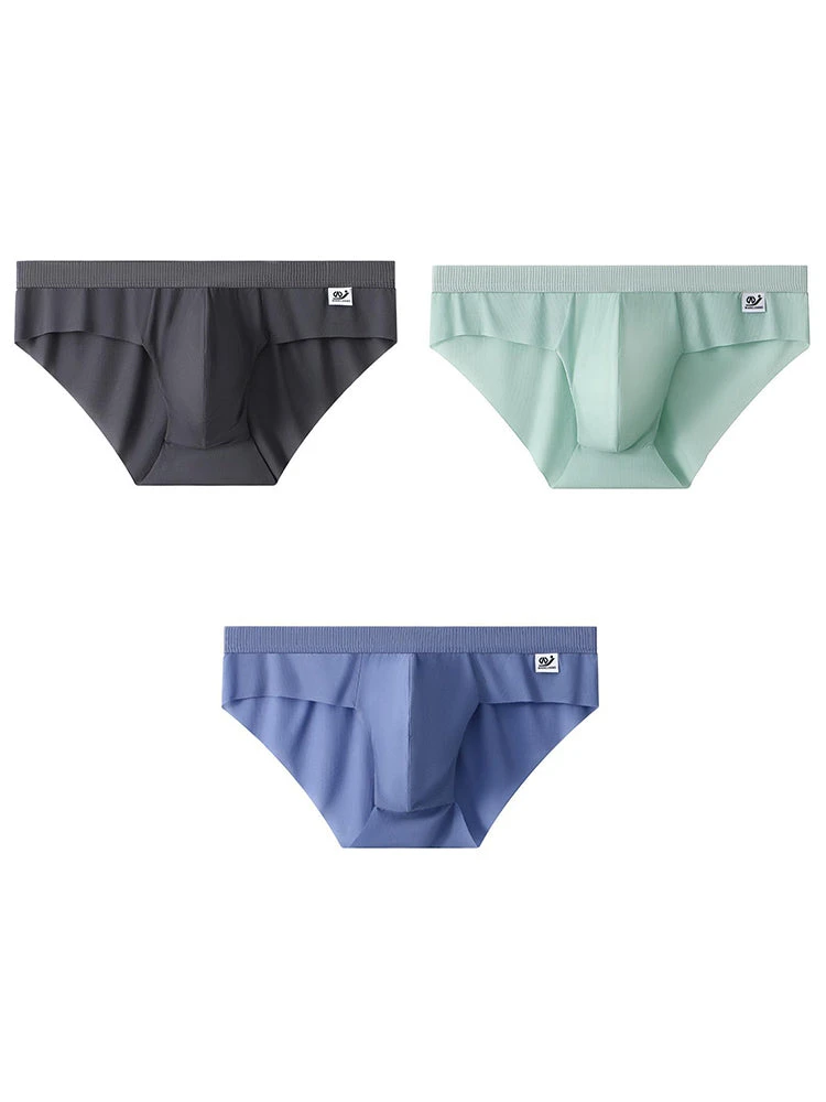 3 Pack Men's Ultra-Thin Breathable Ribbed Ice Silk Briefs(3 Pack Mens Ultra Thin Breathable Ribbed Ice Silk Briefs) 19 3 Pack Men's Ultra-Thin Breathable Ribbed Ice Silk Briefs(3 Pack Mens Ultra Thin Breathable Ribbed Ice Silk Briefs) - Image 19