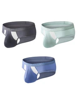 3 Pack Men's Low-Rise Ice Silk High-Stretch U-Convex Large Pouch Briefs(3 Pack Mens Low Rise Ice Silk High Stretch U Convex Large Pouch Briefs) 32 3 Pack Men's Low-Rise Ice Silk High-Stretch U-Convex Large Pouch Briefs(3 Pack Mens Low Rise Ice Silk High Stretch U Convex Large Pouch Briefs) -Mr Saker color 3 7b78a443 dbca 4820 b838 195140d4eac3