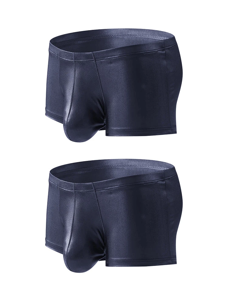 2 Pack Men's Big Pouch Performance Sexy Trunks(2 Pack Mens Leather Big Pouch Performance Sexy Trunks) 13 2 Pack Men's Big Pouch Performance Sexy Trunks(2 Pack Mens Leather Big Pouch Performance Sexy Trunks) - Image 13
