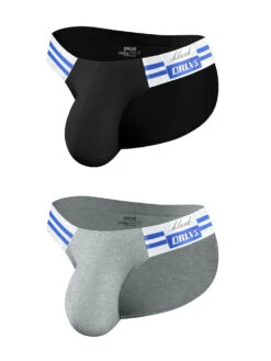 2-pack Men's High-cut Cotton Navy Striped Stretch Briefs(2 Pack Mens High Cut Cotton Navy Striped Stretch Briefs) 38 2-pack Men's High-cut Cotton Navy Striped Stretch Briefs(2 Pack Mens High Cut Cotton Navy Striped Stretch Briefs) -Mr Saker color 3 c679022e 3b1e 42aa bf49 a60b6a97a005