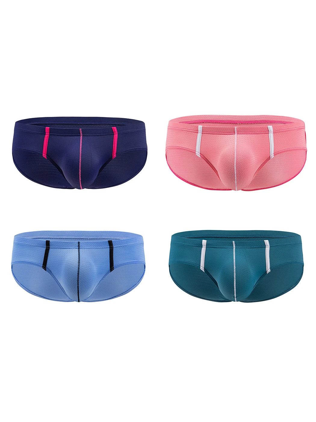 4 Pack Men’s Low-rise Breathable Mesh Briefs(4 Pack Men S Low Rise Breathable Mesh Briefs) 15 4 Pack Men’s Low-rise Breathable Mesh Briefs(4 Pack Men S Low Rise Breathable Mesh Briefs) - Image 15