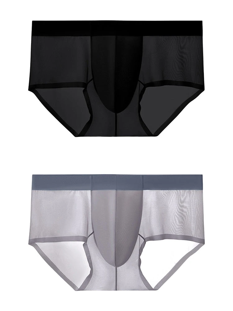 2 Pack Men's Ultra-Thin Breathable Antibacterial Crotch Briefs(2 Pack Mens Ultra Thin Ice Silk Breathable Quick Dry Antibacterial Crotch Briefs) 19 2 Pack Men's Ultra-Thin Breathable Antibacterial Crotch Briefs(2 Pack Mens Ultra Thin Ice Silk Breathable Quick Dry Antibacterial Crotch Briefs) - Image 19