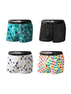4 Pack Men's Mid-Rise Lightweight Printed Seamless Comfort Trunks(4 Pack Mens Mid Rise Lightweight Printed Seamless Comfort Trunks) 32 4 Pack Men's Mid-Rise Lightweight Printed Seamless Comfort Trunks(4 Pack Mens Mid Rise Lightweight Printed Seamless Comfort Trunks) -Mr Saker color 4 25921dee e776 4620 aa75 3bcb3c636da9