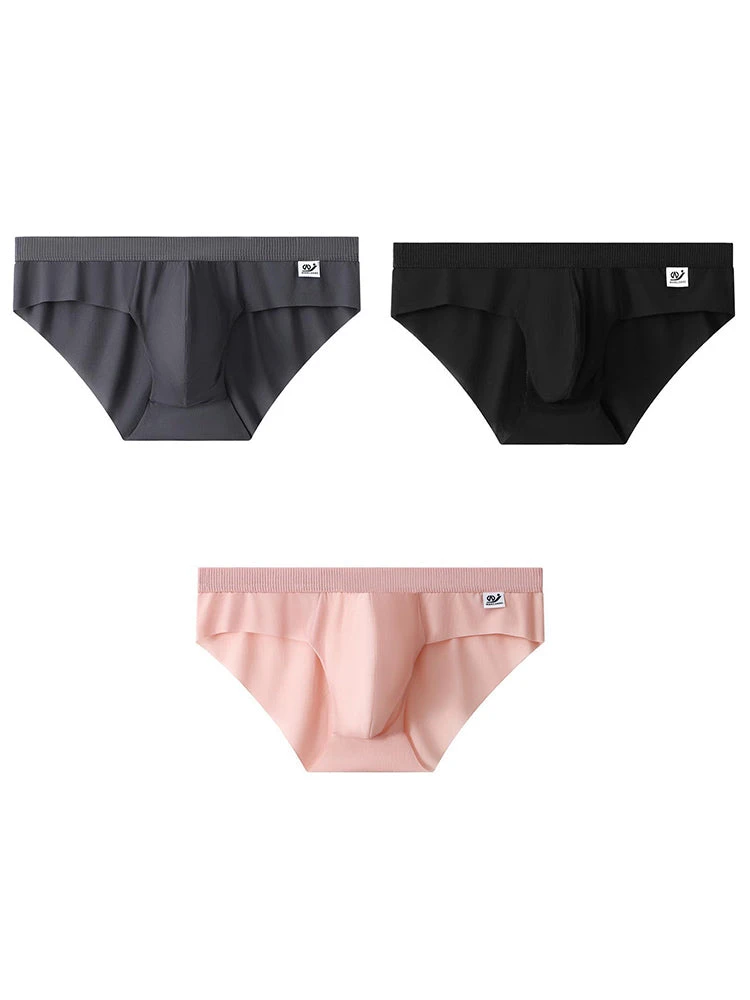 3 Pack Men's Ultra-Thin Breathable Ribbed Ice Silk Briefs(3 Pack Mens Ultra Thin Breathable Ribbed Ice Silk Briefs) 20 3 Pack Men's Ultra-Thin Breathable Ribbed Ice Silk Briefs(3 Pack Mens Ultra Thin Breathable Ribbed Ice Silk Briefs) - Image 20