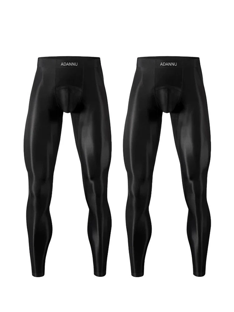 Men's Lightweight Semi-See-Through Sports Pants With Spacious Pouch(Mens Breathable Semi Transparent Sexy Black Silk Large Pouch Leggings) 20 Men's Lightweight Semi-See-Through Sports Pants With Spacious Pouch(Mens Breathable Semi Transparent Sexy Black Silk Large Pouch Leggings) - Image 20