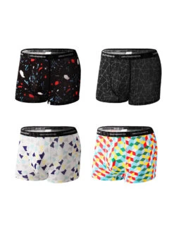 4 Pack Men's Mid-Rise Lightweight Printed Seamless Comfort Trunks(4 Pack Mens Mid Rise Lightweight Printed Seamless Comfort Trunks) 33 4 Pack Men's Mid-Rise Lightweight Printed Seamless Comfort Trunks(4 Pack Mens Mid Rise Lightweight Printed Seamless Comfort Trunks) -Mr Saker color 5 5367c9c6 03ff 4c55 a3b0 91b35c0d929c