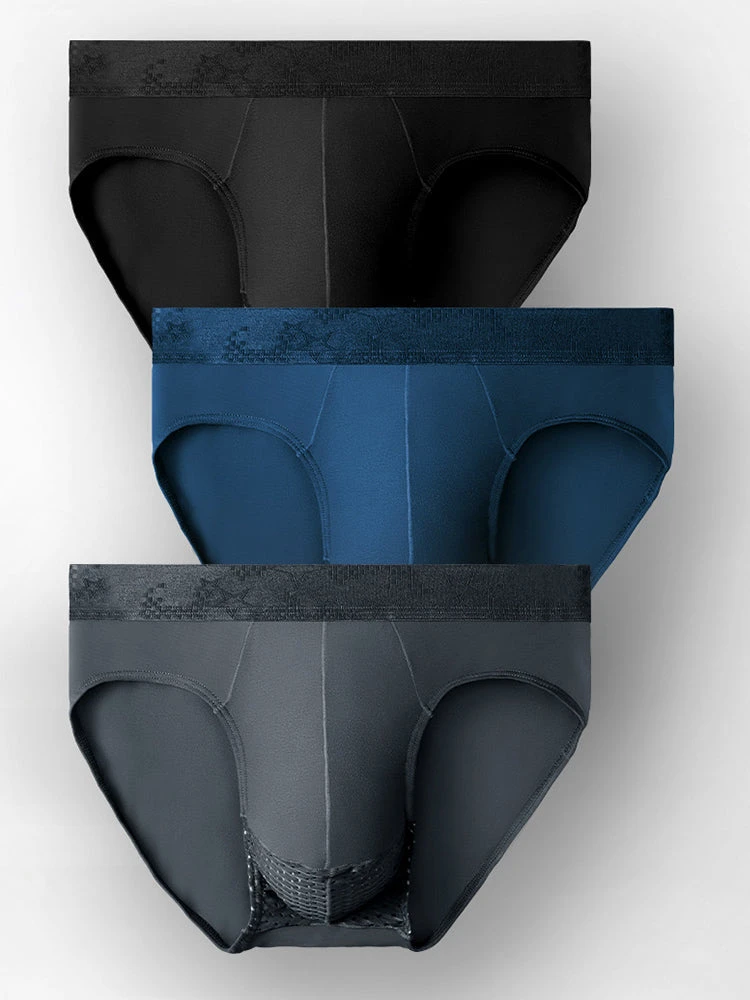 4 Pack Men's Comfortable Thin Pouch Breathable Mesh Briefs(4 Pack Mens Thin Ultra Breathable Mesh Underwear Briefs Mrsaker) 7 4 Pack Men's Comfortable Thin Pouch Breathable Mesh Briefs(4 Pack Mens Thin Ultra Breathable Mesh Underwear Briefs Mrsaker) - Image 7