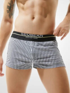 Mens 100% Cotton Striped Loose Home Boxer Shorts(Mens 100 Cotton Striped Loose Home Boxer Shorts) 29 Mens 100% Cotton Striped Loose Home Boxer Shorts(Mens 100 Cotton Striped Loose Home Boxer Shorts) -Mr Saker db9bd786ea829102222c03ae92c8a825