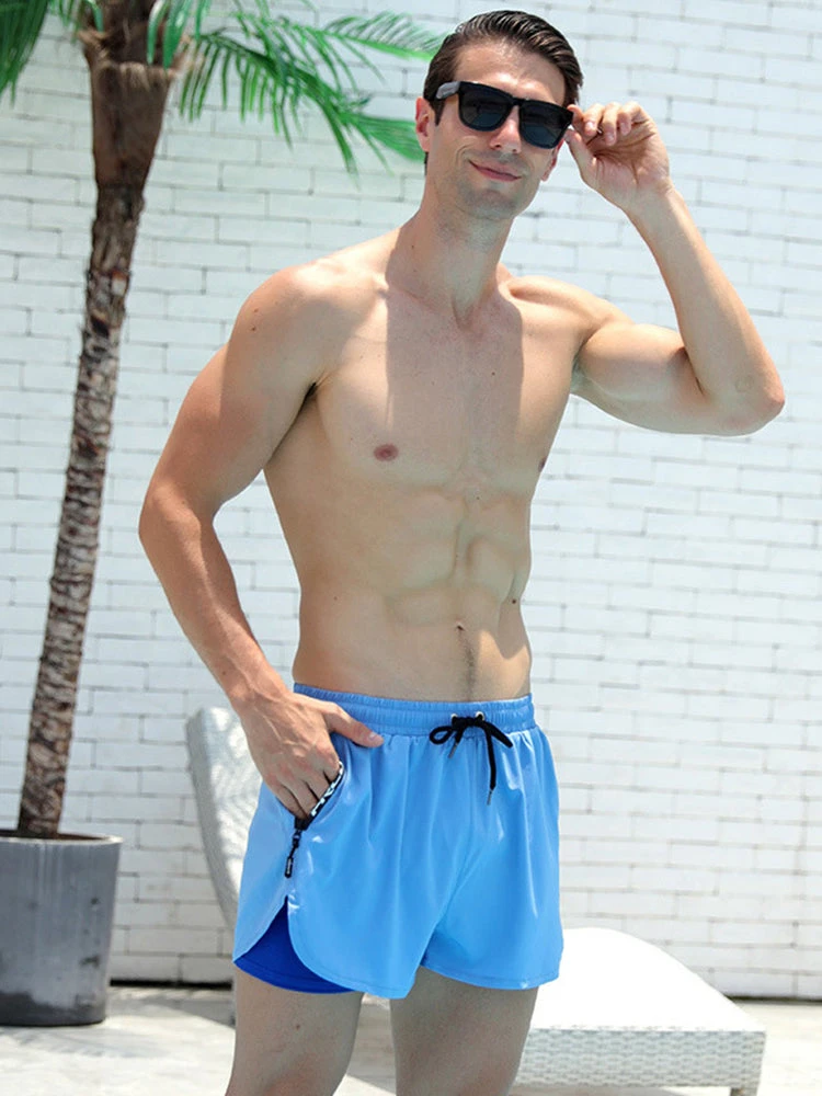 Men Swim Trunks Moisture Wicking Liner Shorts(Men Swim Trunks Moisture Wicking Liner Shorts) 4 Men Swim Trunks Moisture Wicking Liner Shorts(Men Swim Trunks Moisture Wicking Liner Shorts) - Image 4