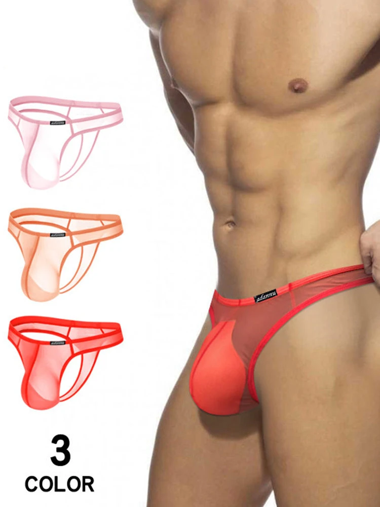 2 Pack Men's Sexy Semi-Transparent Thong(2 Pack Mens Sexy Semi Transparent Thong) 2 2 Pack Men's Sexy Semi-Transparent Thong(2 Pack Mens Sexy Semi Transparent Thong) - Image 2
