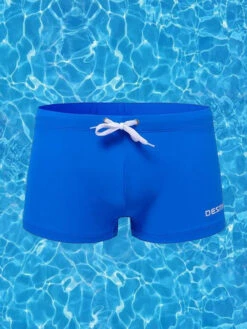 Men's Sexy Breathable Boxer Swim Trunks(Mens Sexy Breathable Boxer Swim Trunks)