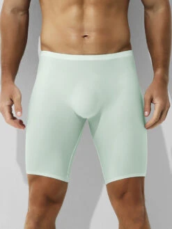 3 Pack Men's Breathable Seamless Mid-Length Boxer Briefs(3 Pack Mens Breathable Seamless Mid Length Boxer Briefs)