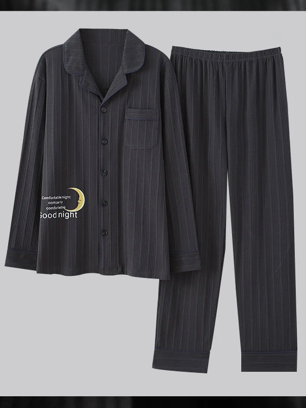 Men's Cotton Knit Classic Pajamas Set(Mens Cotton Knit Classic Pajamas Set) 13 Men's Cotton Knit Classic Pajamas Set(Mens Cotton Knit Classic Pajamas Set) - Image 13