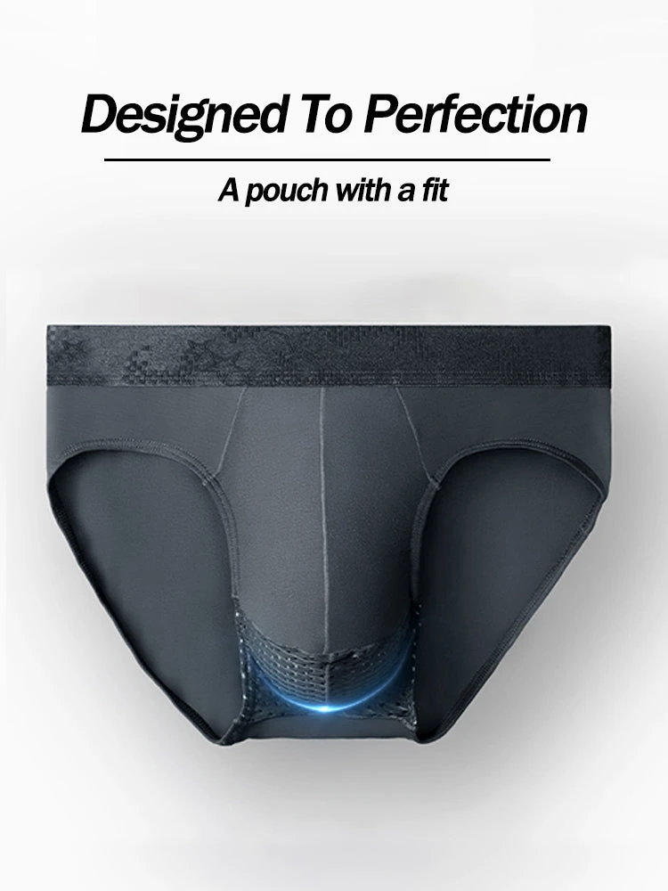 4 Pack Men's Comfortable Thin Pouch Breathable Mesh Briefs(4 Pack Mens Thin Ultra Breathable Mesh Underwear Briefs Mrsaker) 3 4 Pack Men's Comfortable Thin Pouch Breathable Mesh Briefs(4 Pack Mens Thin Ultra Breathable Mesh Underwear Briefs Mrsaker) - Image 3