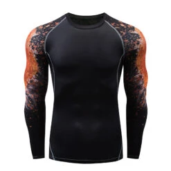 Mens Elastic Sport Training Quick Drying Printing Tops(Mens Elastic Sport Training Quick Drying Printing Tops) -Mr Saker e6f2e6c95e6546f6c22abe24a239f903