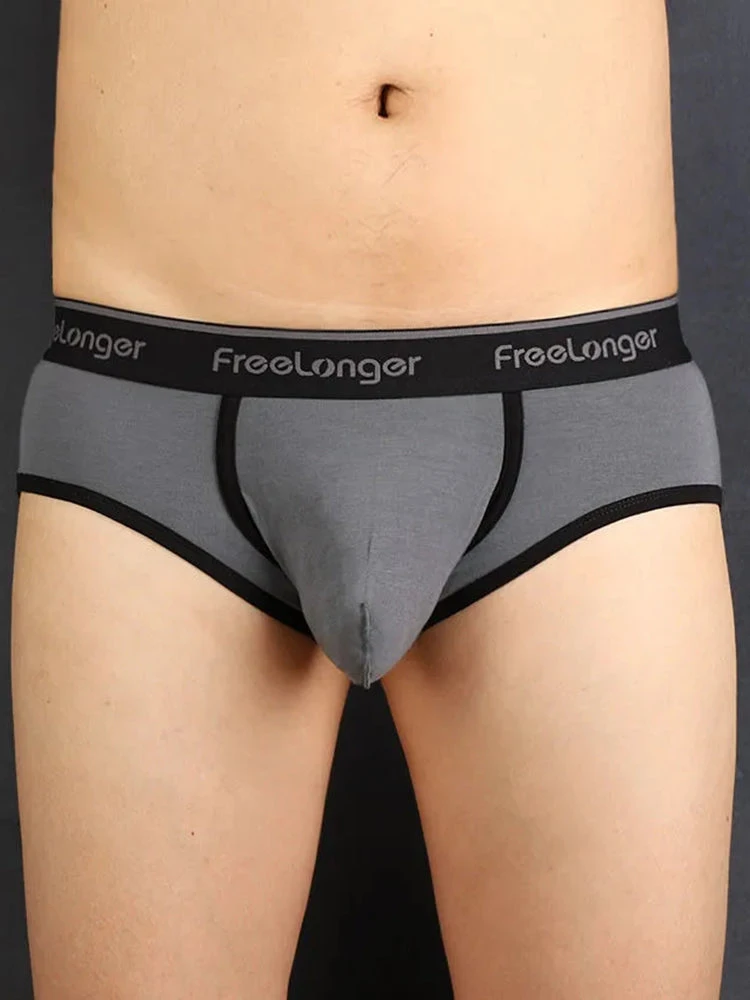 FreeLonger Men's Microfiber Covered Silky Touch Briefs(Mens Microfiber No Fly Covered Silky Touch Briefs Mrsaker) 13 FreeLonger Men's Microfiber Covered Silky Touch Briefs(Mens Microfiber No Fly Covered Silky Touch Briefs Mrsaker) - Image 13