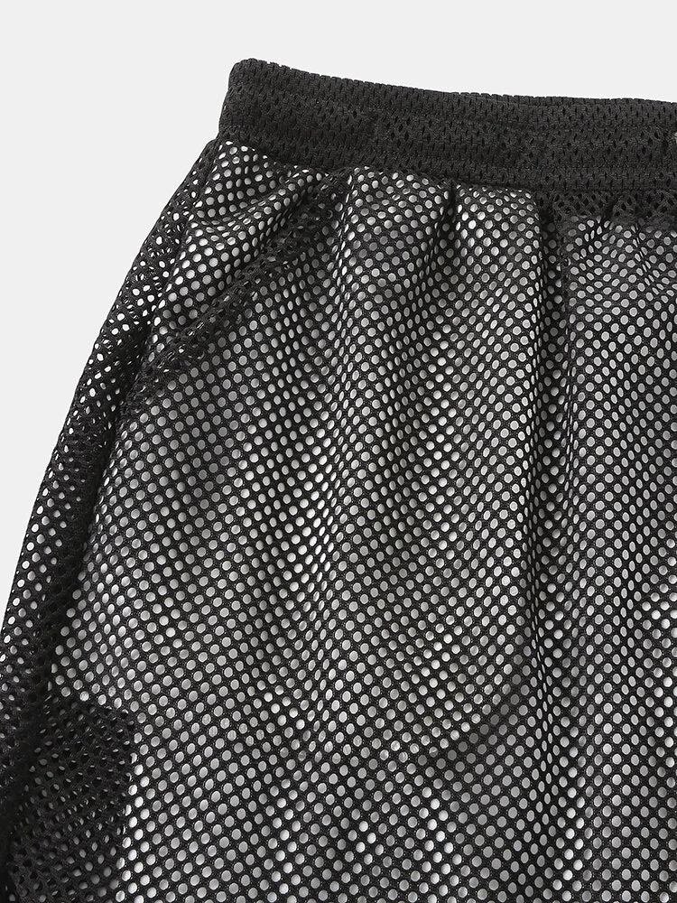 Mens Mesh Loose See Through Swim Shorts(Mens Mesh Loose See Through Swim Shorts) 5 Mens Mesh Loose See Through Swim Shorts(Mens Mesh Loose See Through Swim Shorts) - Image 5