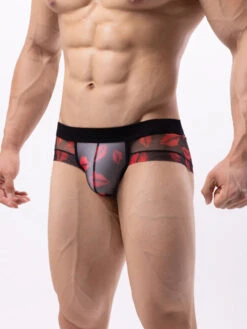 4-pack Men's Double-layer Breathable Mesh Briefs(4 Pack Mens Double Layer Breathable Mesh Briefs)