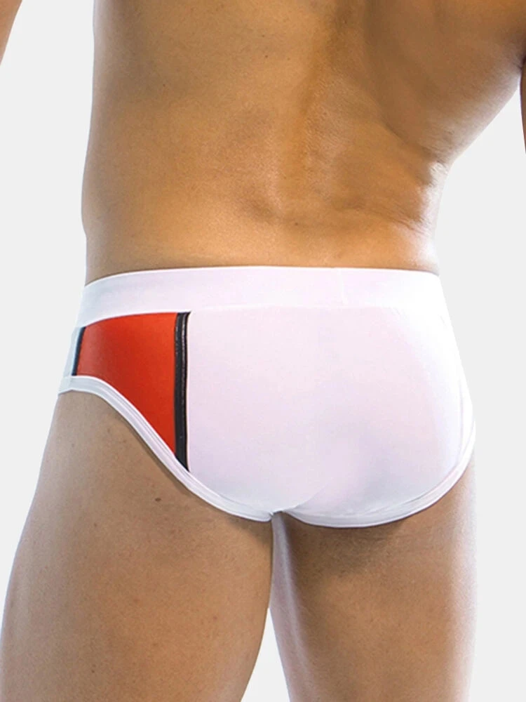 Mens Sexy Bulge Pouch Paded Swim Briefs(Mens Sexy Bulge Pouch Paded Swim Briefs) 3 Mens Sexy Bulge Pouch Paded Swim Briefs(Mens Sexy Bulge Pouch Paded Swim Briefs) - Image 3
