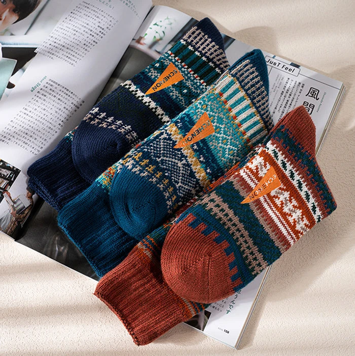 2 Pack Mixed Pattern Men's Crew Socks(2 Pack Mixed Pattern Mens Crew Socks) 17 2 Pack Mixed Pattern Men's Crew Socks(2 Pack Mixed Pattern Mens Crew Socks) - Image 17