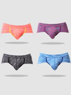 4 Pack Men's Striped U-convex Pouch Briefs(4pcs Cotton Striped U Convex Pouch Briefs) 22 4 Pack Men's Striped U-convex Pouch Briefs(4pcs Cotton Striped U Convex Pouch Briefs) -Mr Saker fdgfgdhfsdghdfh