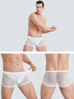 Sexy Panelled Mesh Trunks For Men(Sexy Panelled Mesh Trunks For Men) 28 Sexy Panelled Mesh Trunks For Men(Sexy Panelled Mesh Trunks For Men) -Mr Saker fdhfghjgkklhj