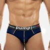 Men's Mesh Briefs With Colorful Spliced Lines(Mens Mesh Briefs With Colorful Spliced Lines)