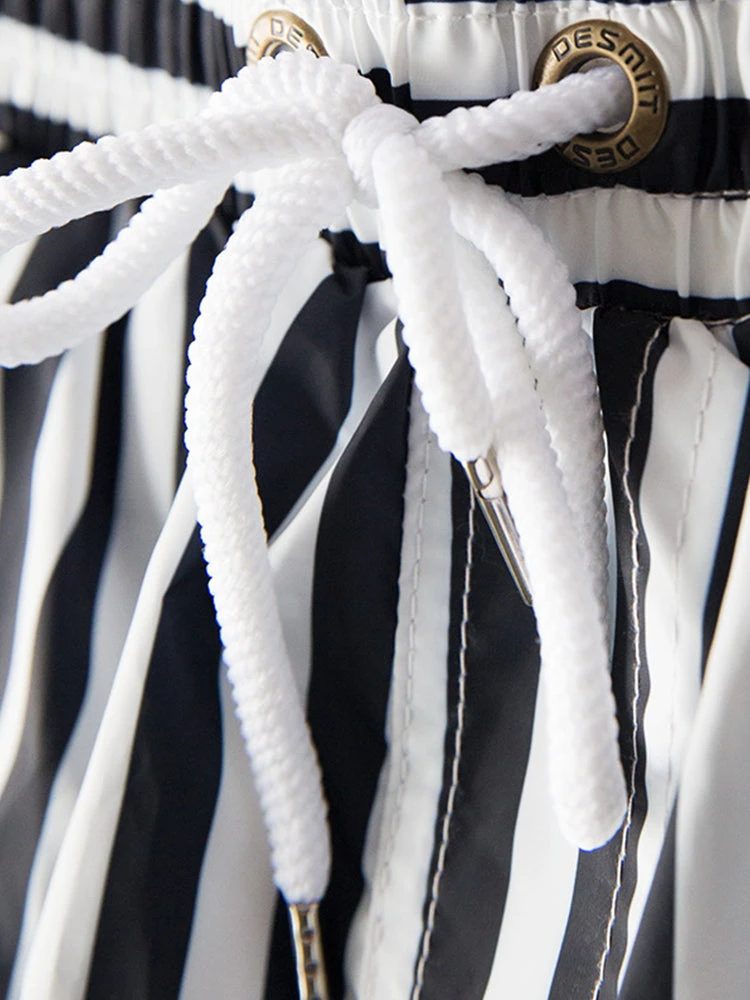 Mens Quick Dry Striped Print Surf Board Short(Mens Quick Dry Striped Print Surf Board Short) 3 Mens Quick Dry Striped Print Surf Board Short(Mens Quick Dry Striped Print Surf Board Short) - Image 3