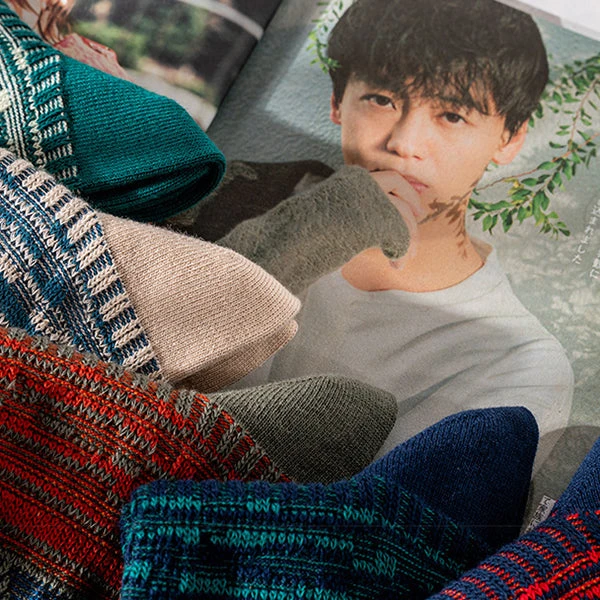 4 Pack Retro Ethnic Style Crew Socks(4 Pack Retro Ethnic Style Crew Socks) 11 4 Pack Retro Ethnic Style Crew Socks(4 Pack Retro Ethnic Style Crew Socks) - Image 11