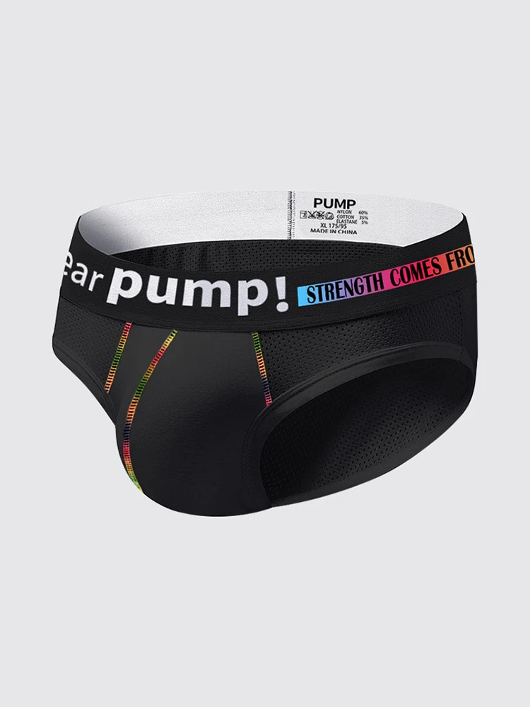 Men's Mesh Briefs With Colorful Spliced Lines(Mens Mesh Briefs With Colorful Spliced Lines) 20 Men's Mesh Briefs With Colorful Spliced Lines(Mens Mesh Briefs With Colorful Spliced Lines) - Image 20