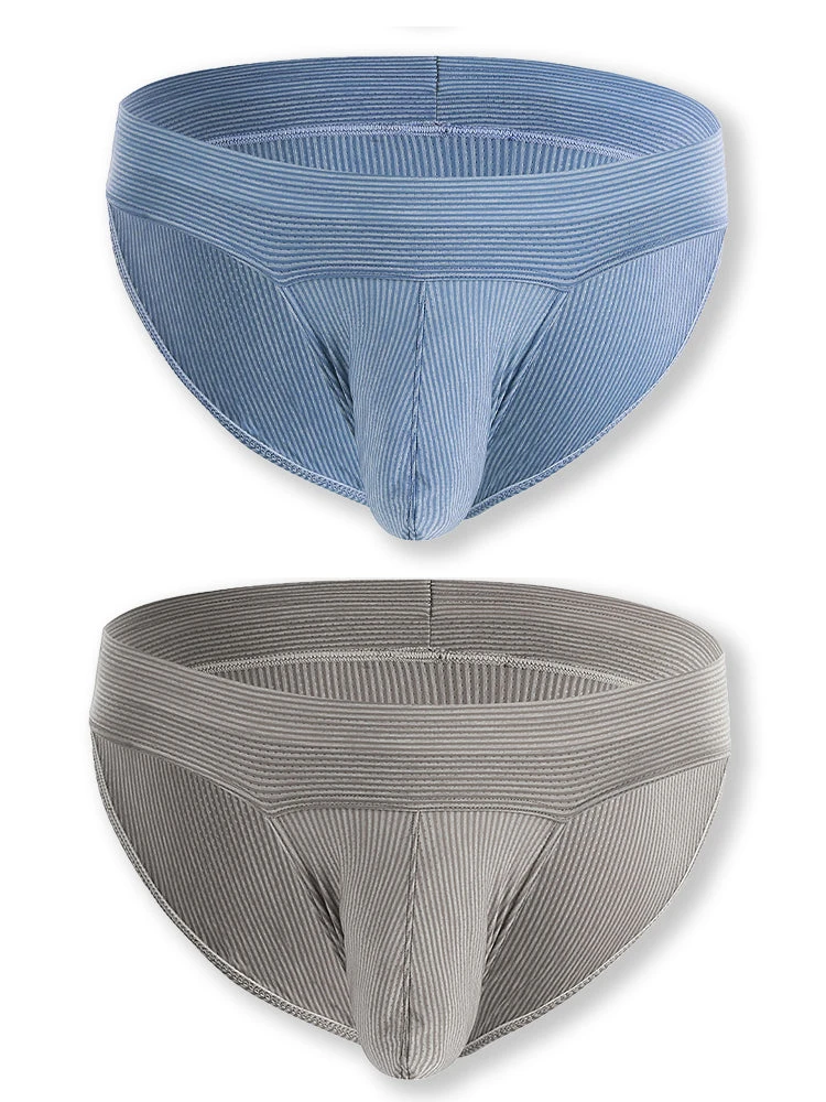 2 Pack Ball Support Pouch Ribbed Men's Bikini Underwear(2 Pack Ball Support Pouch Ribbed Mens Bikini Underwear) 19 2 Pack Ball Support Pouch Ribbed Men's Bikini Underwear(2 Pack Ball Support Pouch Ribbed Mens Bikini Underwear) - Image 19