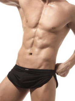 Men's Sexy Side SplitBoxers With Support Pouch(Support Pouch Breathable Lounge Shorts) 37 Men's Sexy Side SplitBoxers With Support Pouch(Support Pouch Breathable Lounge Shorts) -Mr Saker ghfgjfgj