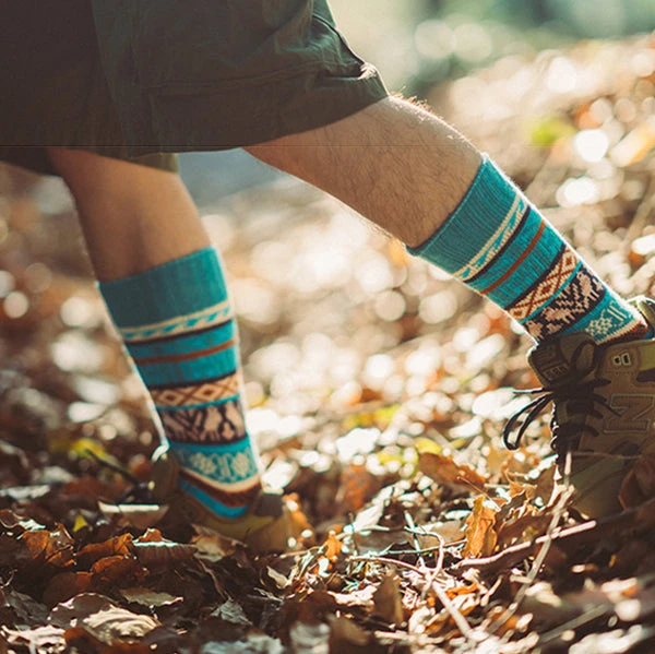 2 Pack Mixed Pattern Men's Crew Socks(2 Pack Mixed Pattern Mens Crew Socks) 2 2 Pack Mixed Pattern Men's Crew Socks(2 Pack Mixed Pattern Mens Crew Socks) - Image 2