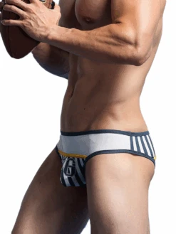 Men's Spliced Striped Mesh Pouch Briefs(Mens Spliced Striped Mesh Pouch Briefs) 23 Men's Spliced Striped Mesh Pouch Briefs(Mens Spliced Striped Mesh Pouch Briefs) -Mr Saker hgjhgjhh