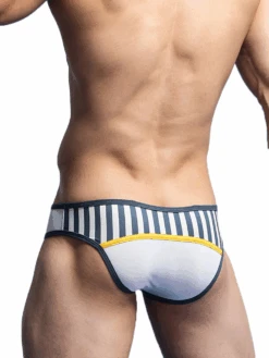 Men's Spliced Striped Mesh Pouch Briefs(Mens Spliced Striped Mesh Pouch Briefs) 25 Men's Spliced Striped Mesh Pouch Briefs(Mens Spliced Striped Mesh Pouch Briefs) -Mr Saker hgjhgjhkjhk