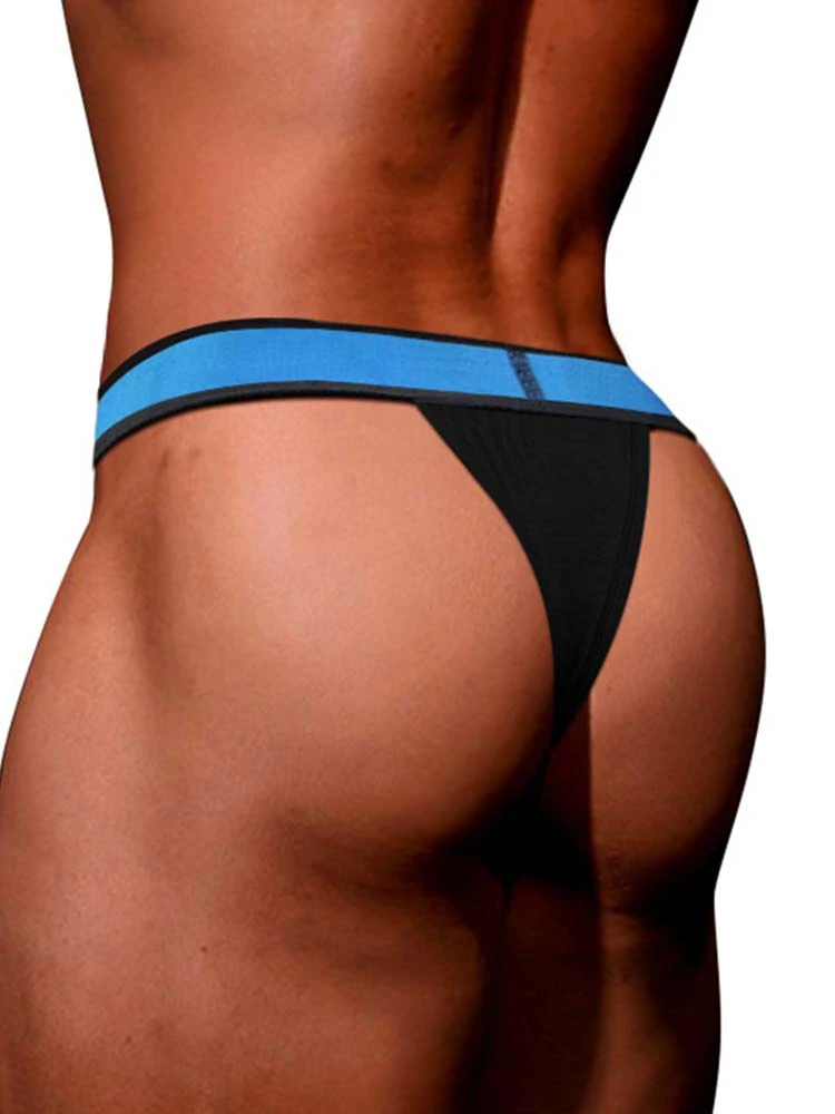 Men's Sexy Butt-Lifting Sporty U-Pouch Large Thong & Strings(Sexy Butt Lifting Sporty U Pouch Large Mens Thong Strings) 4 Men's Sexy Butt-Lifting Sporty U-Pouch Large Thong & Strings(Sexy Butt Lifting Sporty U Pouch Large Mens Thong Strings) - Image 4