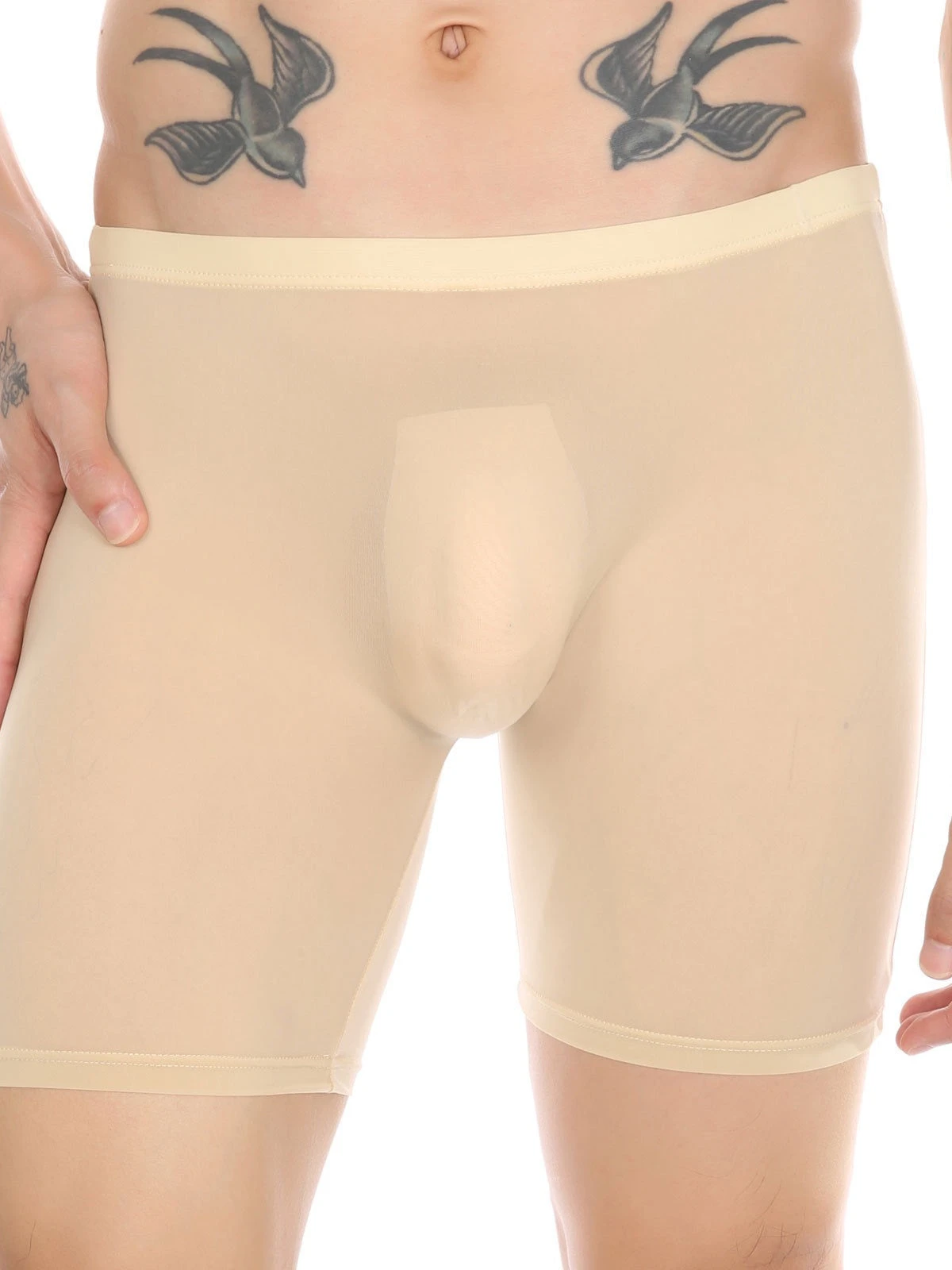 Men's Breathable Silky Seamless Boxer Briefs(Mens Ice Silk Athletic Mid Waist Boxer Briefs) 4 Men's Breathable Silky Seamless Boxer Briefs(Mens Ice Silk Athletic Mid Waist Boxer Briefs) - Image 4