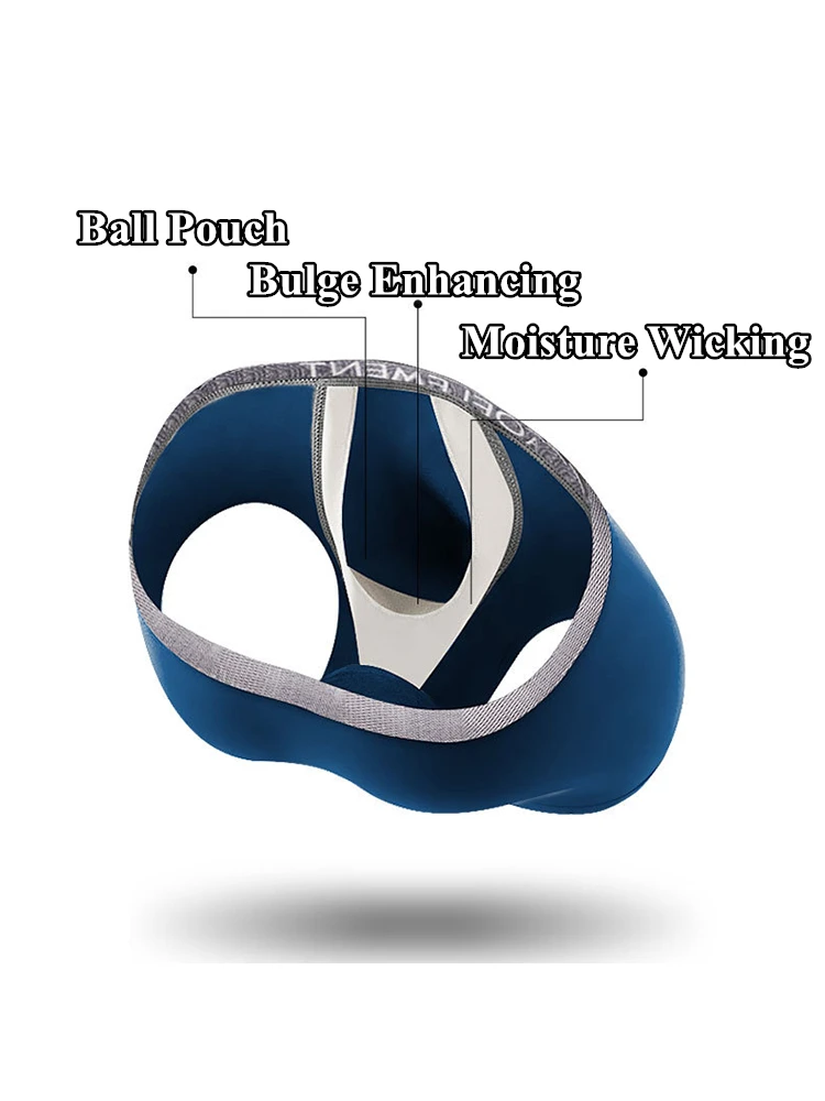 Aoelemen 3 Pack Men's Large Ball Support Pouch Unerwear(3 Pack Modal Ball Hammock Support Pouch Underwear) 3 Aoelemen 3 Pack Men's Large Ball Support Pouch Unerwear(3 Pack Modal Ball Hammock Support Pouch Underwear) - Image 3