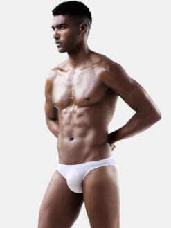 4 Pack Men's Support Pouch Traceless Ice Silk Underwear(4 Pack Mens Support Pouch Traceless Ice Silk Underwear)