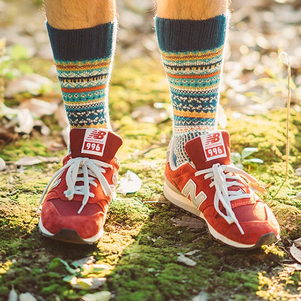 2 Pack Mixed Pattern Men's Crew Socks(2 Pack Mixed Pattern Mens Crew Socks) 5 2 Pack Mixed Pattern Men's Crew Socks(2 Pack Mixed Pattern Mens Crew Socks) - Image 5